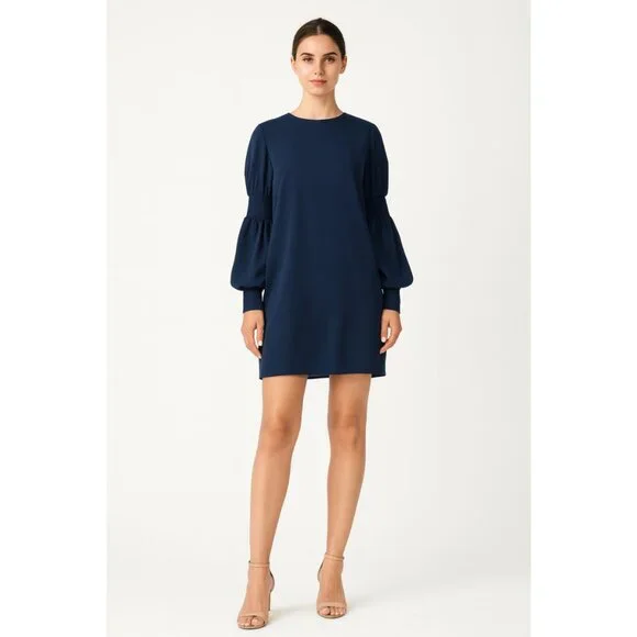 Cooper Street Angel Wing Dress Navy Blue - Picture 1 of 7